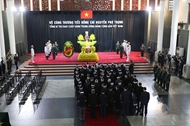 Respect-paying ceremony for Party General Secretary Nguyen Phu Trong held